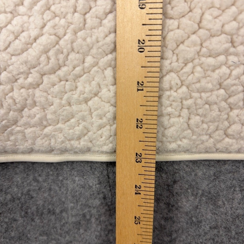 Athleta Jacket Womens Small Cream In The Clouds Fleece Sherpa Full Zip Cozy Warm - Picture 9 of 12